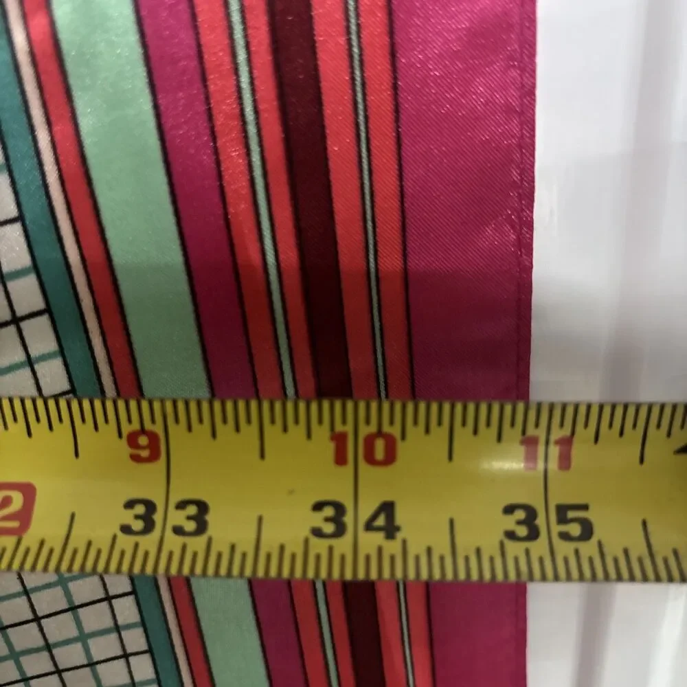 Equestrian Silk Feel Scarf 35 In X 35 In EUC